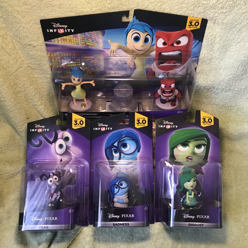 Disney Infinity 3.0 Inside Out COMPLETE Playset